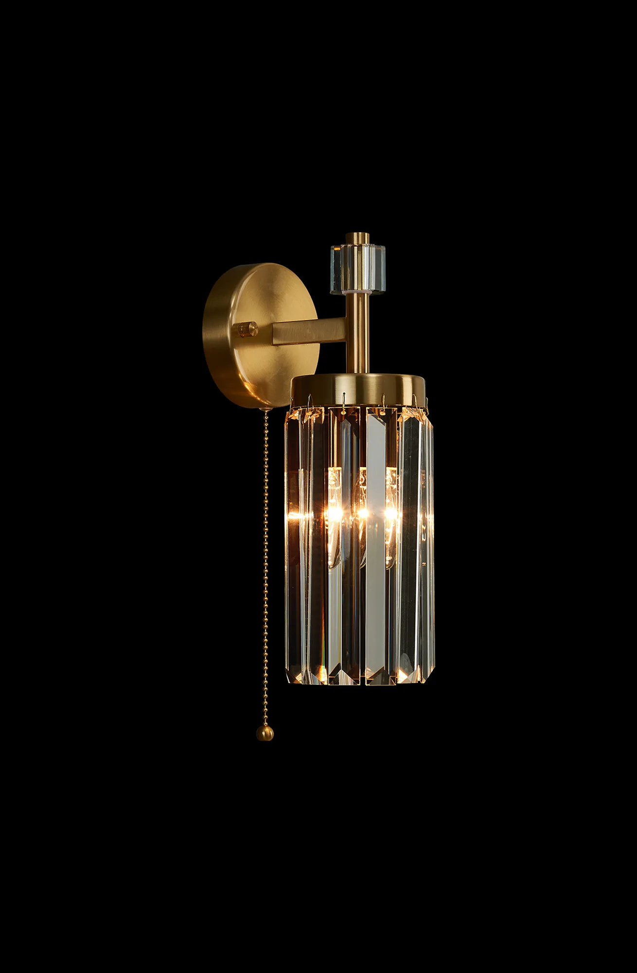 Valencia Crystal Wall Lights Diyas Armed Wall Lights